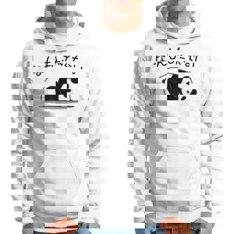 【なんもしたくない】パンダ おもしろ 面白い熊 可愛い ユーモア ギャグ ネタ ウケ狙い 笑える だらだら キャラクター パーカー - Kawaiitshirt
