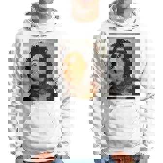 【キリスト画】おばあさんが勝手に修復した教会の壁画が人気爆発 長袖tシャツ パーカー - Kawaiitshirt