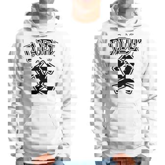 【バックプリント・背中側】お父さん Daddy 父親 パパ《チームユニフォーム風》父の日 面白い 長袖tシャツ パーカー - Kawaiitshirt