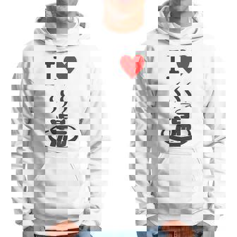 【バックプリント・背中側】アイラブ・湯 イラスト【温泉】お風呂 マーク 銭湯 記号 ハート 面白い パーカー - Kawaiitshirt