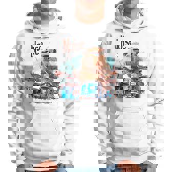 おかしなカピバラがドラムを奏でる パーカー - Kawaiitshirt