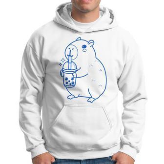 かわいい カピバラ ノベルティ グラフィック ボバティー ミルクセーキ ミルクティー パーカー - Kawaiitshirt