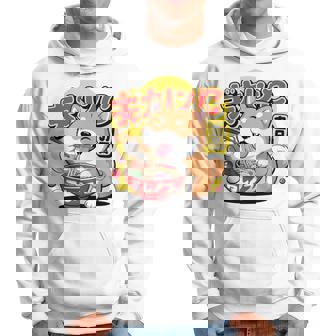 かわいい 柴犬 ラーメン好き おもしろい 日本犬 長袖tシャツ パーカー - Kawaiitshirt