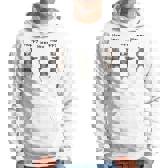 かわいいジャンピング ハッピーキャット ミーム トレンド ファニー パーカー - Kawaiitshirt