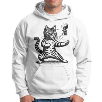 かわいい猫 太極拳 武道 陰陽 パーカー - Kawaiitshirt