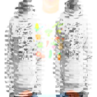 かわいい野菜 かわいい野菜 ヘルシーフード 食べる ビーガン パーカー - Kawaiitshirt