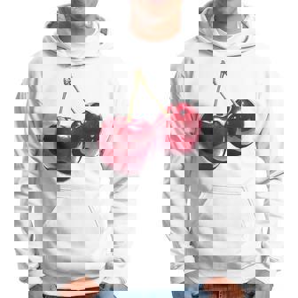 さくらんぼ フルーツ モチーフ イラスト さくらんぼ パーカー - Kawaiitshirt