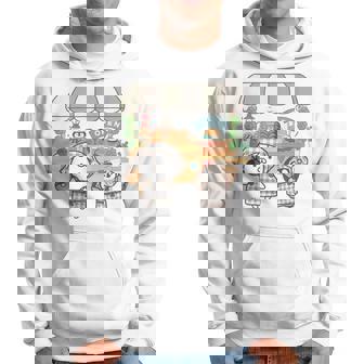 ねこぺん日和 ドーナツワゴン パーカー - Kawaiitshirt