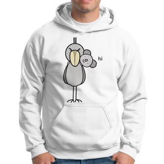 みんな大好きハシビロコウ 動かない鳥 はしび郎クラブtシャツ どうぶつ Zoo コアラ 鳥 オリジナル ハシビロコウ パーカー - Kawaiitshirt