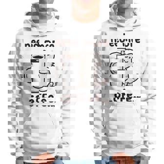 もっとコーヒーが必要だよ、可愛い猫ちゃん パーカー - Kawaiitshirt