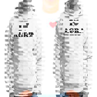 アイ・ハート・マス・ティーチャー-ファニー・アイ・ラヴ・アルゲブラ パーカー - Kawaiitshirt