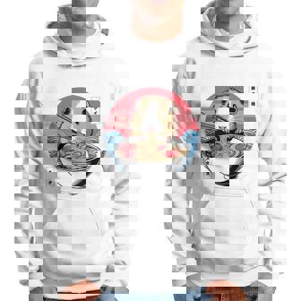 アニメ モルモット 漫画 カワイイ ねこ 日本のラーメン モルモット 長袖tシャツ パーカー - Kawaiitshirt