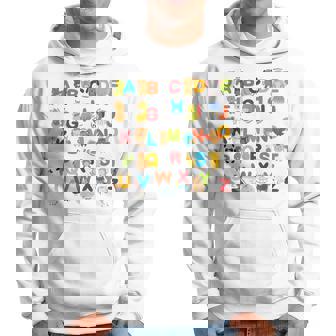 アルファベット動物学習abc キュート キッズ 教育 小道具 パーカー - Kawaiitshirt