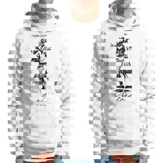 アロハ ハワイ ハワイアン ヴィンテージ ワヒネ フラダンス ダンサー ガール パーカー - Kawaiitshirt