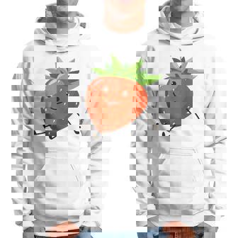 イチゴのハロウィンコスチューム かわいい怠惰なイチゴの果実 パーカー - Kawaiitshirt