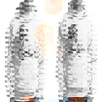 イングリッシュセッター 犬 モチーフ ペット アートワーク イングリッシュセッター パーカー - Kawaiitshirt