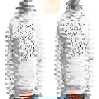 エレファントtシャツ、幾何学象クッション象 パーカー - Kawaiitshirt