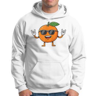 オレンジ 面白い 人間 クール シェード 腕 脚 夏 太陽 パーカー - Kawaiitshirt