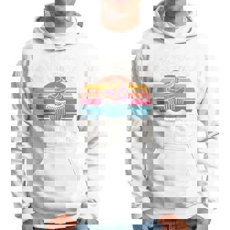 カップケーキは奇跡を信じたマフィンです レトロカップケーキ 長袖tシャツ パーカー - Kawaiitshirt