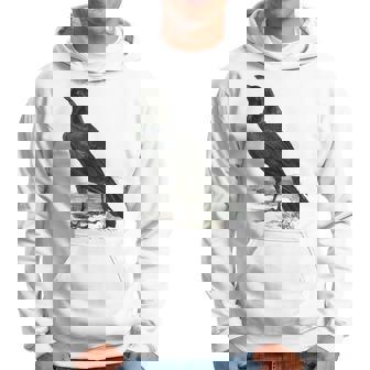 カラス ビンテージ イラスト カラス パーカー - Kawaiitshirt