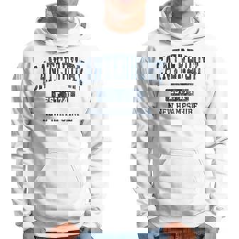 カンタベリー ニューハンプシャー州 ニューハンプシャービンテージアスレチックスポーツデザイン パーカー - Kawaiitshirt