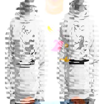 ガチョウ 読書本 ジョーク 面白い アヒル 愚かなしゃれ 読者 ユーモア パーカー - Kawaiitshirt