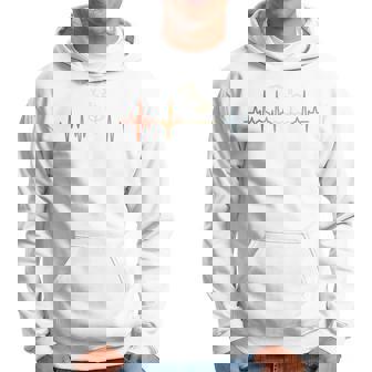 ガーデニング心電図レトロ園芸家脈線心拍 長袖tシャツ パーカー - Kawaiitshirt