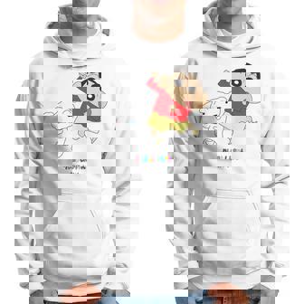 キッズ クレヨンしんちゃん 踊る！しんちゃんとシロ パーカー - Kawaiitshirt