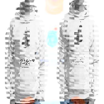 クリーム ソーダ ドリンク カタカナ 和 デザート 昭和 レトロ かわいい パーカー - Kawaiitshirt