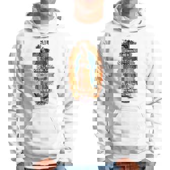 グアダルーペの聖母 カトリック アヴェ・マリア スペイン語 ヘイルマリア 長袖tシャツ パーカー - Kawaiitshirt