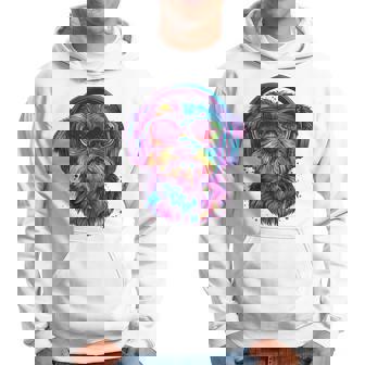 グリフォン ブリュッセロ 犬 音楽 ヘッドホン グリフォン ブリュッセル パーカー - Kawaiitshirt