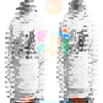 ケアンテリア デザートデザイン犬 長袖tシャツ パーカー - Kawaiitshirt