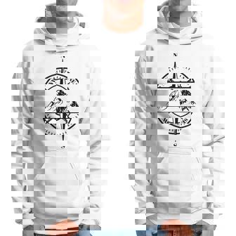 コンパス ローズ マウンテン シーン 自然 恋人 ハイキング バックパッキング パーカー - Kawaiitshirt