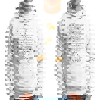 コーギー 犬 音符 音符 ミュージシャン かわいい コーギー 犬 パーカー - Kawaiitshirt