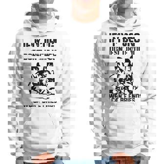 コーギー犬、私のコーギーがあなたを気に入らなければ、私たちはできません パーカー - Kawaiitshirt