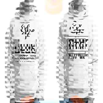 コーヒー文化 コーヒーなし 仕事なし パーカー - Kawaiitshirt