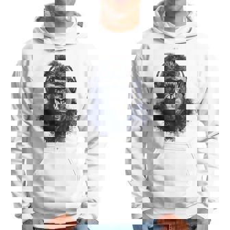 ゴリラ 描画 動物 イラスト 抽象画 アート ゴリラ パーカー - Kawaiitshirt