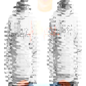 ゴールデンチンチラ ペルシャ猫 ハートビート Ekg I Love My Cats パーカー - Kawaiitshirt