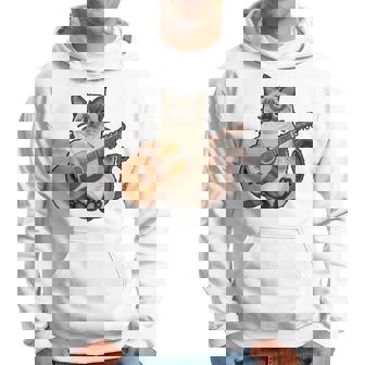 シャム猫ギタリスト ミーザー ギター奏者 パーカー - Kawaiitshirt