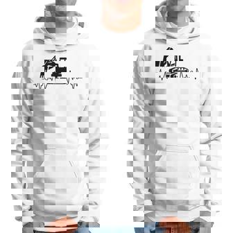 ショベル ハートビート 重機 オペレーター ハートビート パーカー - Kawaiitshirt