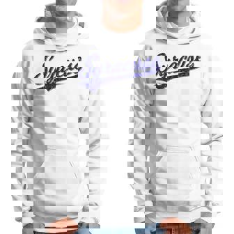 シラキュース ニューヨーク バーシティ スクリプト クラシック スポーツ ジャージスタイル パーカー - Kawaiitshirt