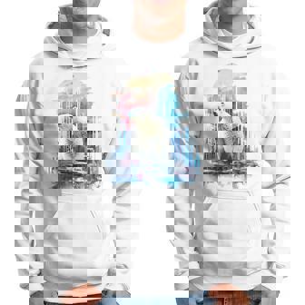 シロクマ 動物 カラフル 動物園 アート 描画 シロクマ パーカー - Kawaiitshirt