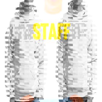 スタッフ イベント コスチューム クルー 音楽祭 バックプリント ワーカー パーカー - Kawaiitshirt