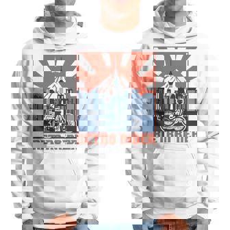 スーパーカブc100 原付バイク レトロライダー 東京日本 長袖tシャツ パーカー - Kawaiitshirt