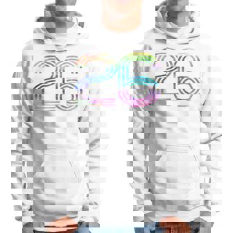 タイダイシャツ ナンバー26 レトロユニフォーム バックプリントジャージ パーカー - Kawaiitshirt