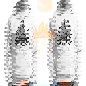 タキビ 焚き火 たきび キャンプ イラスト かわいい おもしろ キャンプグッズ パーカー - Kawaiitshirt