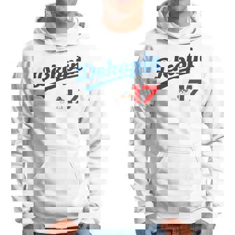 デコピン 大谷 Dekopin 愛犬 Decoy 二刀流 Decopin 野球 ユニホーム風 犬 かわいい 長袖tシャツ パーカー - Kawaiitshirt