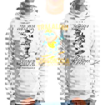 トララリーノ・ゴルゴンゾーラ – トララレロチーズミッションのスキーシャーク。 長袖tシャツ パーカー - Kawaiitshirt