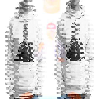 トランプの帽子をかぶったバイデンの陽気なグラフィック 長袖tシャツ パーカー - Kawaiitshirt