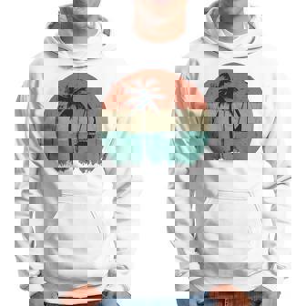 トロピカル ビーチ ヤシの木 ヴィンテージ レトロ 70年代 80年代 航海 パーカー - Kawaiitshirt